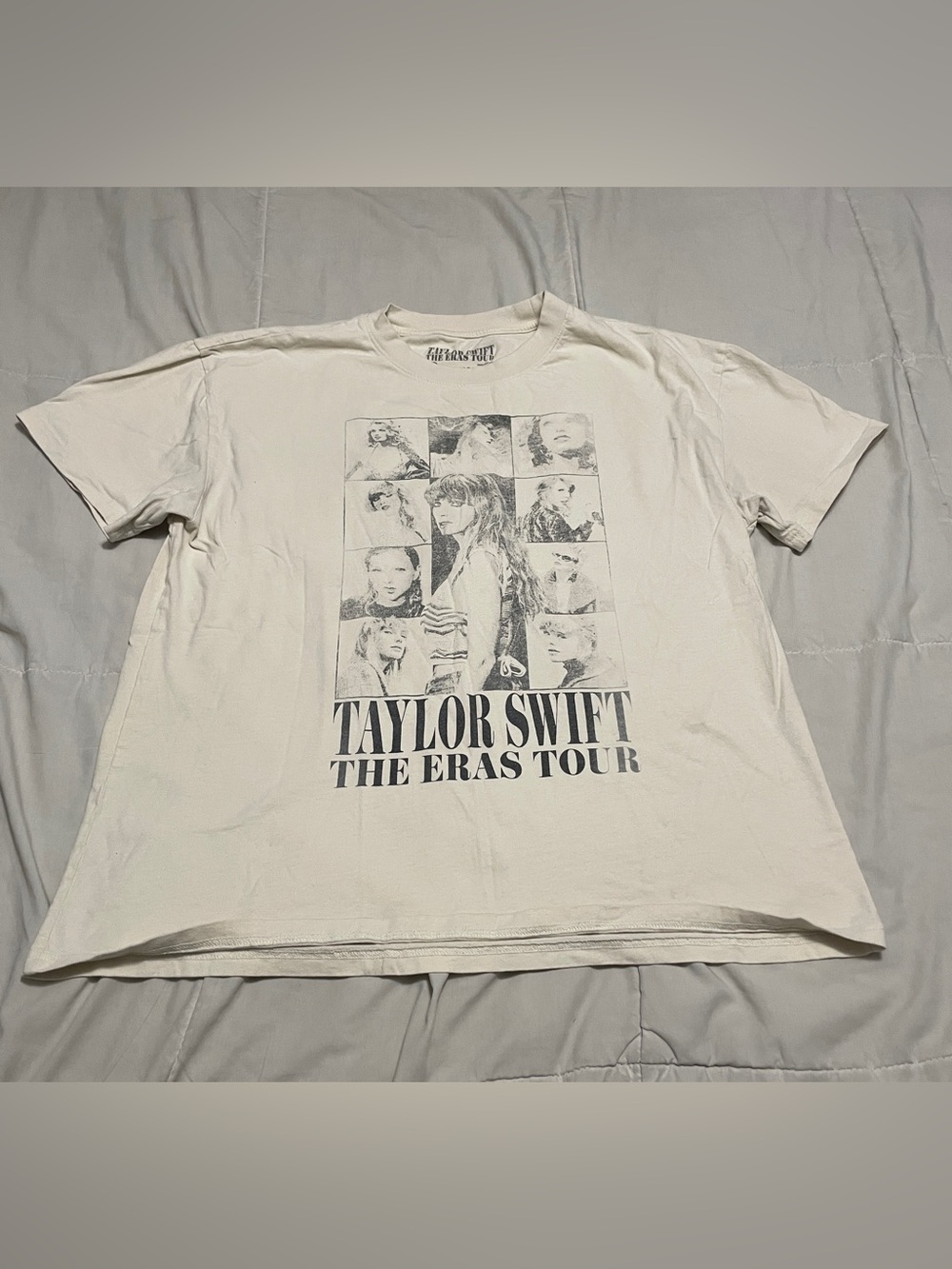 Taylor Swift The Eras Tour Graphic Tee - off white cream color
